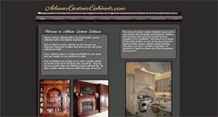 Desktop Screenshot of adamscustomcabinets.com