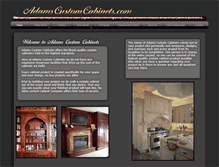 Tablet Screenshot of adamscustomcabinets.com